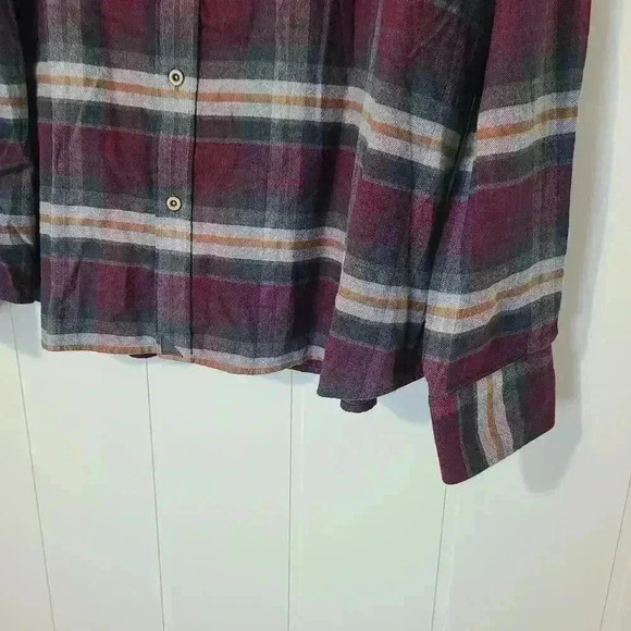 UNTUCKit Cotton Flannel Plaid Long Sleeve Button Down Shirt Size XXXL - Picture 5 of 11